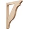Ekena Millwork 5 1/2-in W x 32-in D x 44-in H Funston Slat Rough Cedar Woodgrain TimberThane Outlooker, Primed Tan OUTUR055X32X44FST24RCPR - alternate 1